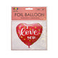 I Love You Heart Helium Balloon 18 Inch