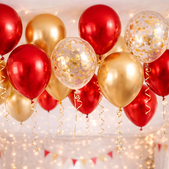 Helium Colorful Balloons Bunch of 25 Pcs