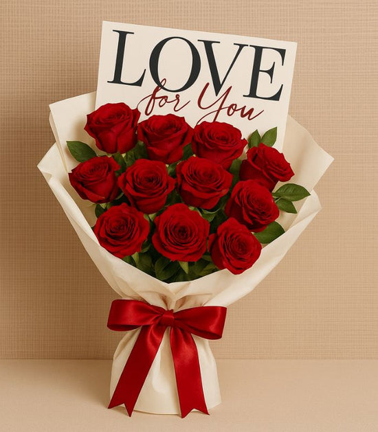 Beautiful Red Roses Bouquet